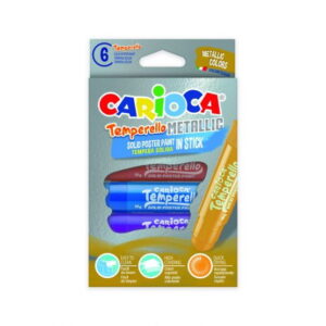 CARIOCA Μαρκαδόροι  TEMPERELLO METALLIC 6 χρώματα