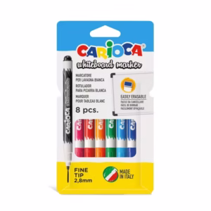 ΜΑΡΚΑΔΟΡΟΙ CARIOCA ΠΙΝΑΚΟΣΛΕΠΤΟΙ ΣΕΤ 8τεμ. (2,8mm)