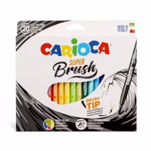 ΜΑΡΚΑΔΟΡΟΙ CARIOCA SUPER BRUSH 20χρωμ.