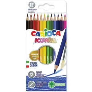 Ξυλομπογιές CARIOCA ACQUARELL 12τεμ